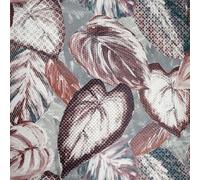 Galerie Pepper Vita Red Glass Bead Finish Ficus Leaf A4 Wallpaper Sample