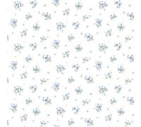 Galerie Pretty Prints Blue Rainbow Floral Wallpaper Roll