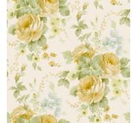 Galerie Rose Garden Yellow Gold Bold Roses Smooth Wallpaper