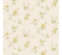 Galerie Rose Garden Yellow Gold Roses On Vines Smooth A4 Wallpaper Sample