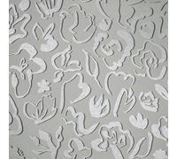 Galerie Salt Fiore Allspice Metallic Flower Design A4 Wallpaper Sample