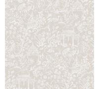 Galerie Secret Garden Beige Botanical Toile Wallpaper Roll
