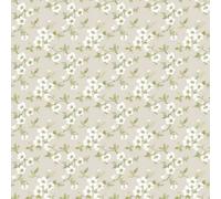 Galerie Secret Garden Taupe/cream Delicate Flower Trail Wallpaper Roll