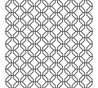Galerie Secret Garden White/black Octogonal Trellis A4 Wallpaper Sample