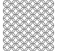 Galerie Secret Garden White/black Octogonal Trellis Wallpaper Roll