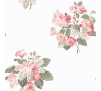 Galerie Secret Garden White/pink Floral Bouquet A4 Wallpaper Sample