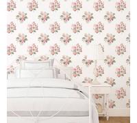 Galerie Secret Garden White/pink Floral Bouquet Wallpaper Roll