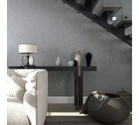 Galerie Serene Collection Grey Metallic Hue Plaster Effect Wallpaper Roll