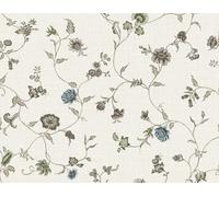 Galerie Silver Grey Florale A4 Wallpaper Sample