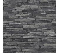 Galerie Silver Grey Rocky Retreat Motif Wallpaper