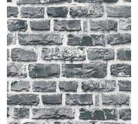 Galerie Silver Grey Stone Symphony Motif Wallpaper