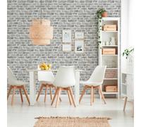Galerie Silver Grey Stone Symphony Motif Wallpaper