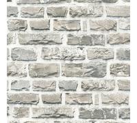 Galerie Silver Grey Stone Symphony Motif Wallpaper