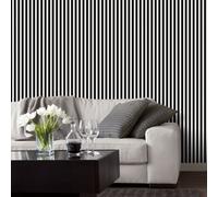 Galerie Simply Stripes 3 Black Regency Stripe Smooth Wallpaper