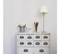 Galerie Simply Stripes 3 Black Ticking Stripe Smooth Wallpaper