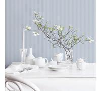 Galerie Simply Stripes 3 Blue Regency Stripe Smooth Wallpaper