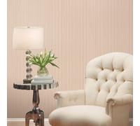 Galerie Simply Stripes 3 Light Ochre Red Ticking Stripe Smooth Wallpaper