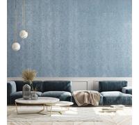 Galerie Slow Living Windy Blue Flow Geometric 3D Embossed Glitter Wallpaper Roll