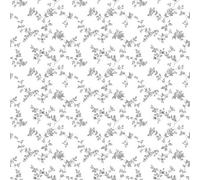 Galerie Small Prints Black Delicate Floral A4 Wallpaper Sample