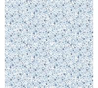 Galerie Small Prints Blue Mini Mod Floral A4 Wallpaper Sample