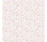 Galerie Small Prints Pink Mini Mod Floral A4 Wallpaper Sample