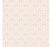 Galerie Small Prints Red Ogee Floral A4 Wallpaper Sample