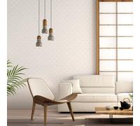 Galerie Small Prints Taupe Ogee Floral Wallpaper Roll