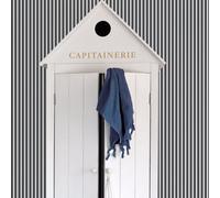 Galerie Smart Stripes 2 Black Butcher Stripe Smooth Wallpaper