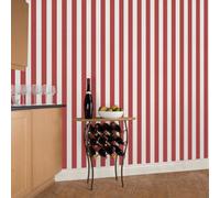 Galerie Smart Stripes 2 Red Awning Stripe Smooth Wallpaper