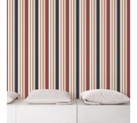 Galerie Smart Stripes 2 Red Barcode Stripe Smooth Wallpaper