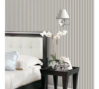 Galerie Smart Stripes 2 Silver Grey Butcher Stripe Smooth Wallpaper