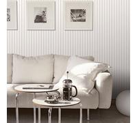 Galerie Smart Stripes 2 Silver Grey Napkin Stripe Smooth Wallpaper
