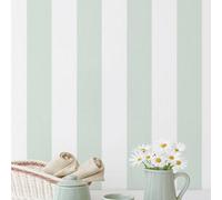 Galerie Smart Stripes 3 Green Surface Stripe Smooth Wallpaper