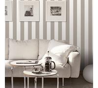 Galerie Smart Stripes 3 Silver Grey Surface Stripe Smooth Wallpaper