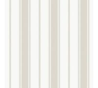 Galerie Smart Stripes 3 Taupe/white Heritage Stripe Wallpaper Roll