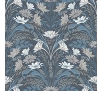 Galerie Sommarang 2 Blue Varmdo Floral Wallpaper Roll