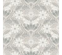 Galerie Sommarang 2 Greige Klockrike Floral Wallpaper Roll