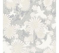 Galerie Sommarang 2 Grey Dromma Scandinavian Folk Art A4 Wallpaper Sample