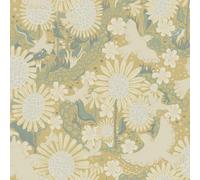 Galerie Sommarang 2 Mustard/green Dromma Scandinavian Folk Art Wallpaper Roll