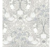 Galerie Sommarang 2 White/grey Froso Floral A4 Wallpaper Sample