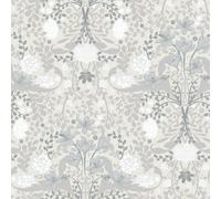 Galerie Sommarang 2 White/grey Froso Floral Wallpaper Roll