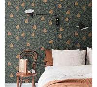 Galerie Sommarang Blue Leaves And Pears Wallpaper Roll