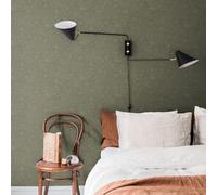 Galerie Sommarang Green Mono Flora Wallpaper Roll