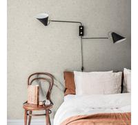 Galerie Sommarang White Mono Flora Wallpaper Roll