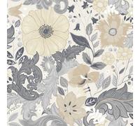 Galerie Sommarang White Scandi Bloom Wallpaper Roll