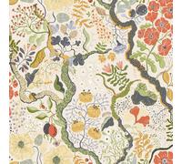 Galerie Sommarang White/yellow Floral Vines A4 Wallpaper Sample