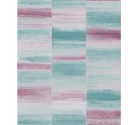 Galerie Special Fx Blue Pink Silver Glitter Block Embossed A4 Wallpaper Sample