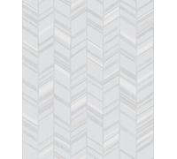 Galerie Special Fx Silver Grey Glitter Chevrons Embossed A4 Wallpaper Sample