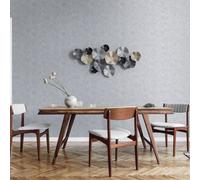 Galerie Special Fx Silver Metallic Crackle Texture Embossed Wallpaper