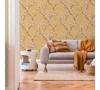 Galerie Spring Blossom Yellow Wallpaper